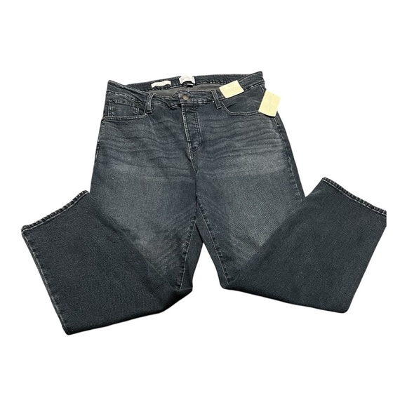 NWT- Universal Thread Women's Mid Rise 80s Slim Dark Wash Ankle Jeans size 17 - Picture 3 of 14